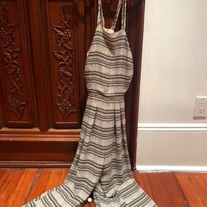 Striped Racerback Romper